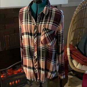 Arizona Flannel plaid shirt XL